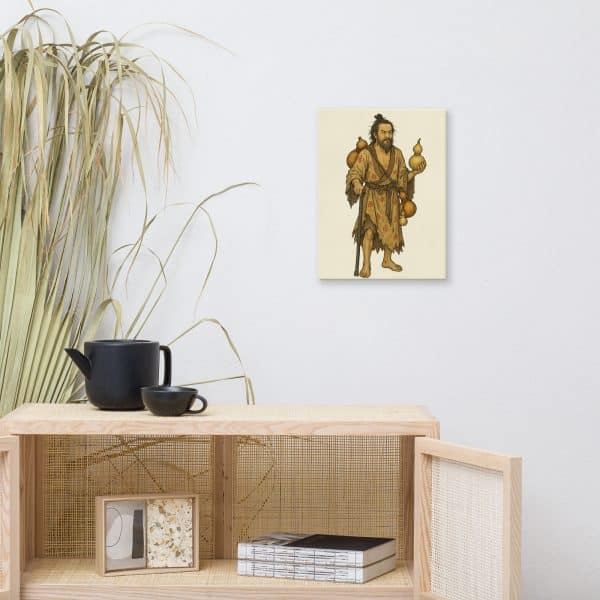 Iron Crutch Li Vintage Canvas – Apricot White Altar Edition - Image 3