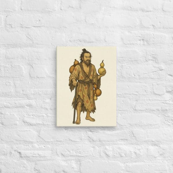Iron Crutch Li Vintage Canvas – Apricot White Altar Edition - Image 5