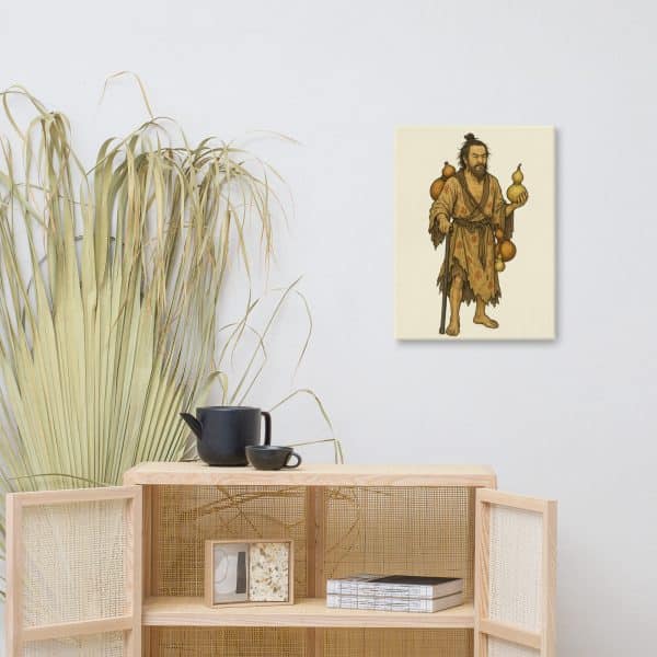 Iron Crutch Li Vintage Canvas – Apricot White Altar Edition - Image 4