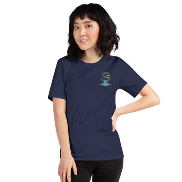 Four Ascendant Cloud Crest Tee – Subtle Taoist Symbol Shirt - Image 2