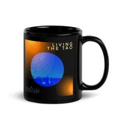 Living the Tao Mug – Campfire Under the Stars (11oz Black)