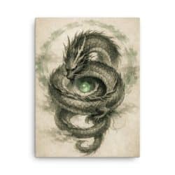 Dragon of the Jade Ring – Magic Altar Canvas Art